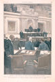 Opening the Senate of the United States with Prayer. / The Rev. Edward Everett Hale, the Venerable Chaplain, Invoking the Daily Blessing on the Members of the Upper Branch of the American Congress. (Acc. No. 38.00972.001)