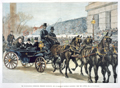 THE INAUGURATION CEREMONIES&mdash;PRESIDENT CLEVELAND AND EX-PRESIDENT HARRISON RETURNING FROM THE CAPITOL. (Acc. No. 38.00983.001)