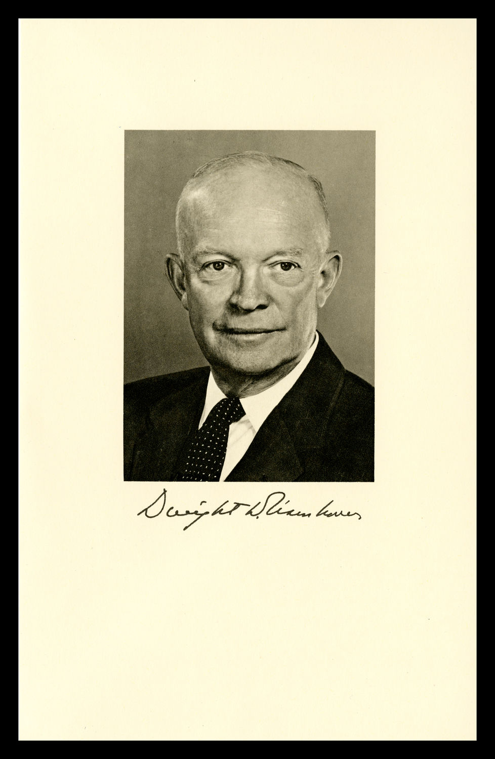Portrait, Dwight D. Eisenhower, 1957 Inaugural Ceremonies (Acc. No. 11.00037.001c)