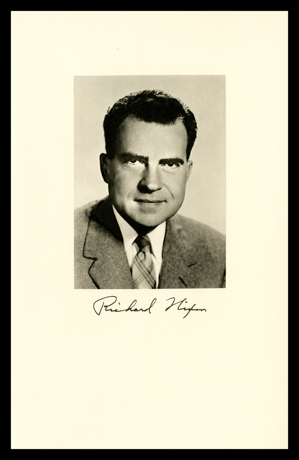 Portrait, Richard M. Nixon, 1957 Inaugural Ceremonies (Acc. No. 11.00037.001d)