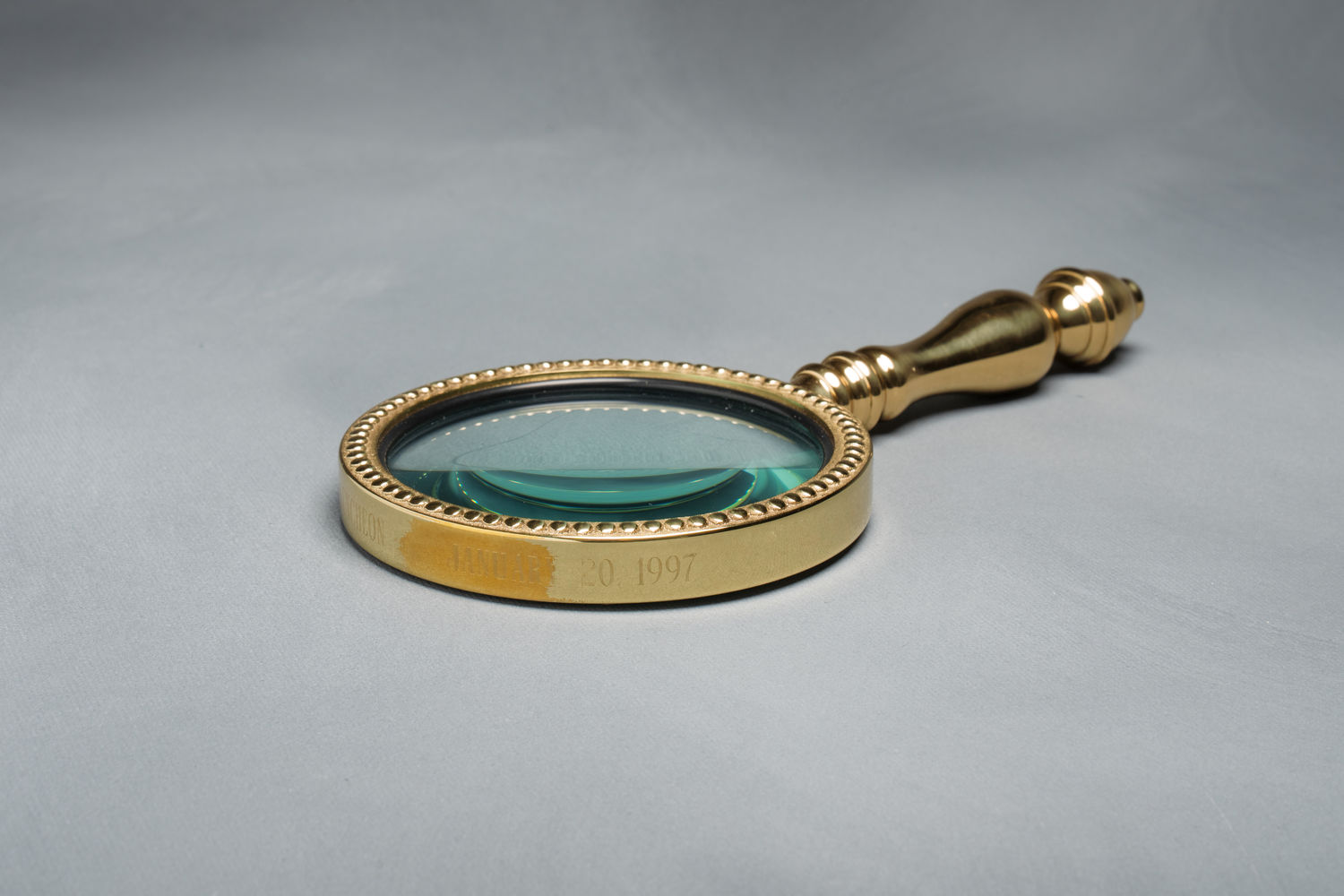 Magnifying Glass, 1997 Inaugural Luncheon (Acc. No. 11.00042.057)