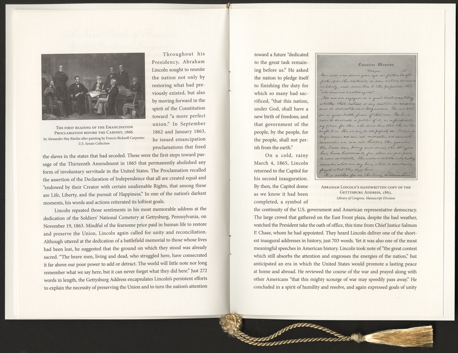 Program, 2009 Inaugural Ceremonies (Acc. No. 11.00102.001d)