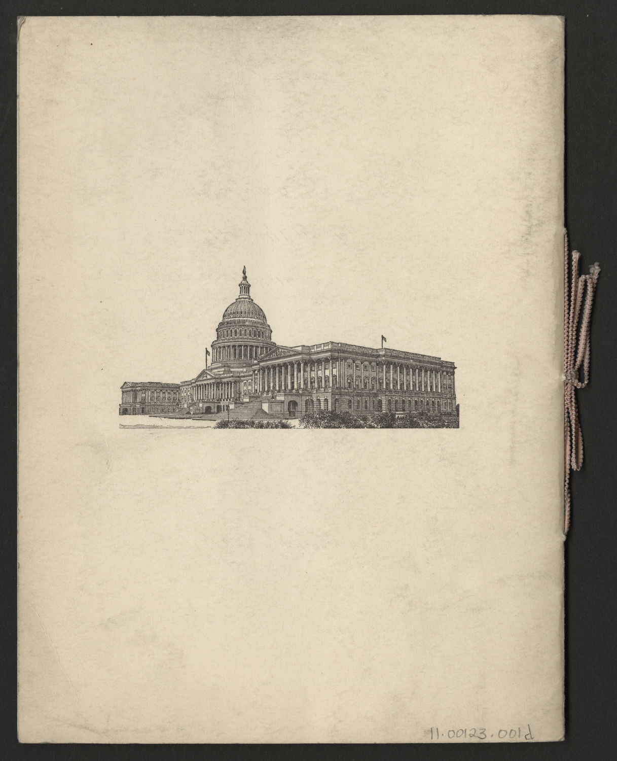 Program, 1913 Inaugural Ceremonies (Acc. No. 11.00123.001d)