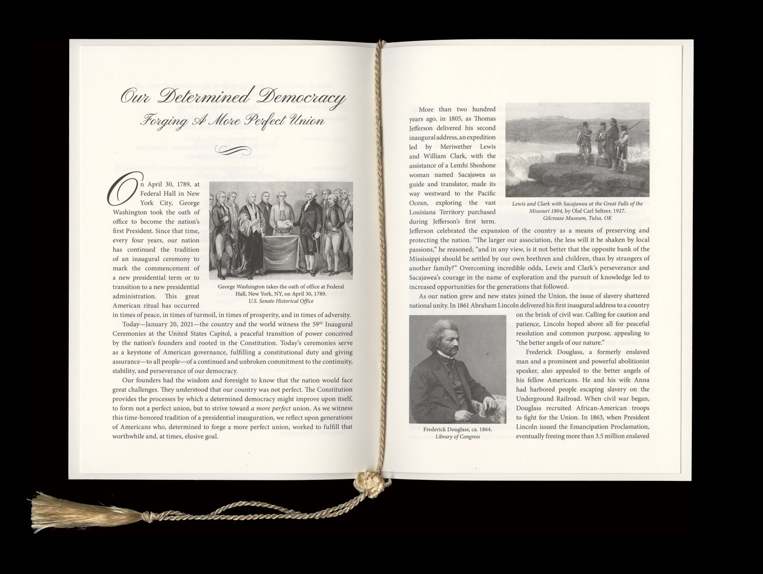 Program, 2021 Inaugural Ceremonies (Acc. No. 11.00133.032e)
