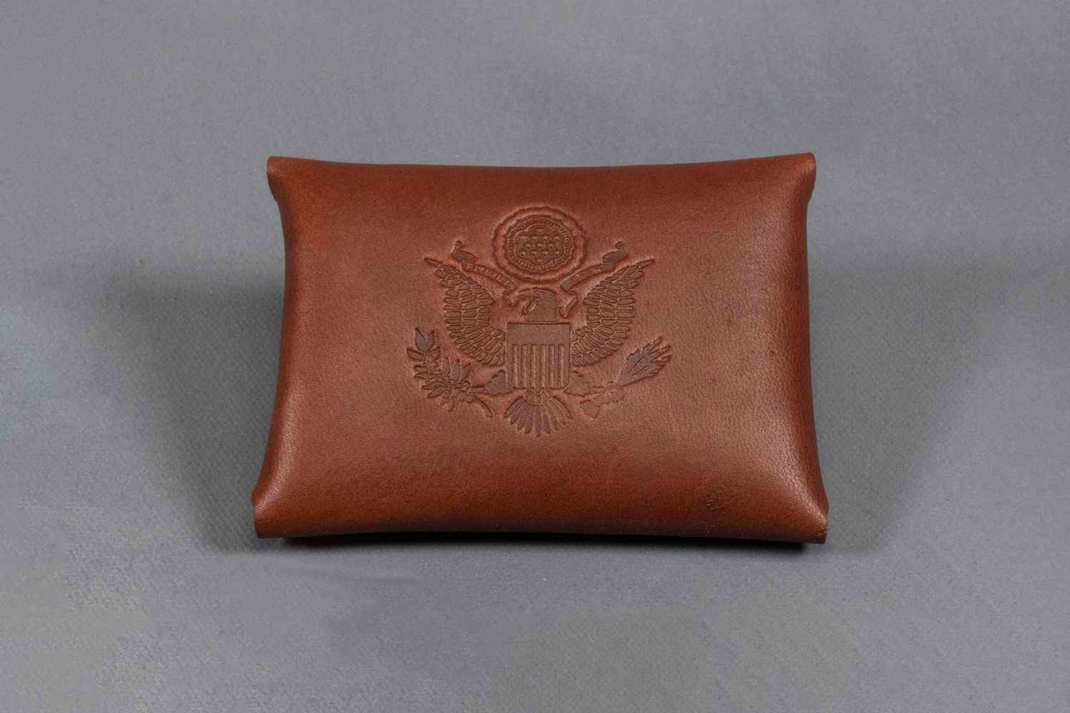 Leather Compass Cover, 2021 Inaugural Ceremonies (Acc. No. 11.00133.039b)