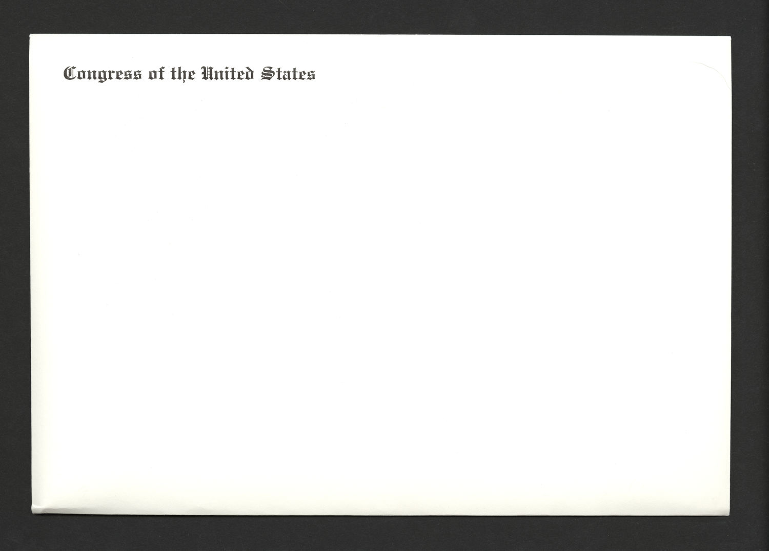 Invitation Envelope, 2025 Inaugural Ceremonies (Acc. No. 11.00141.010d)