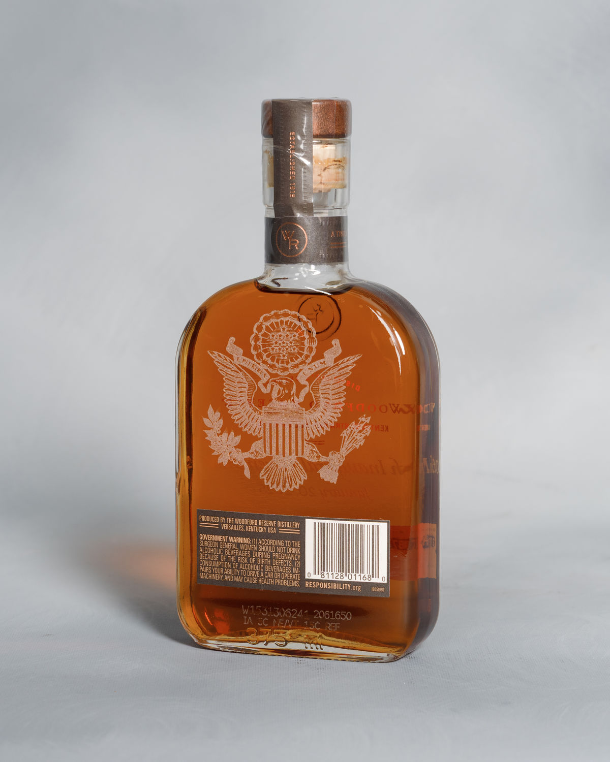 Whiskey Bottle, Luncheon Gift, 2025 Inaugural Ceremonies (Acc. No. 11.00141.088a)