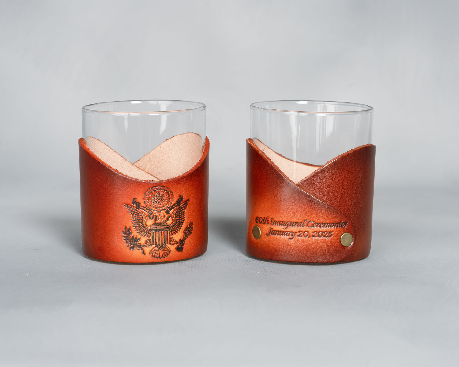 Lowball Glass, Luncheon Gift, 2025 Inaugural Ceremonies (Acc. No. 11.00141.088c)