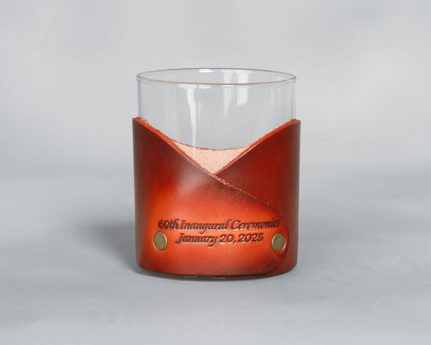 Lowball Glass, Luncheon Gift, 2025 Inaugural Ceremonies (Acc. No. 11.00141.088c)