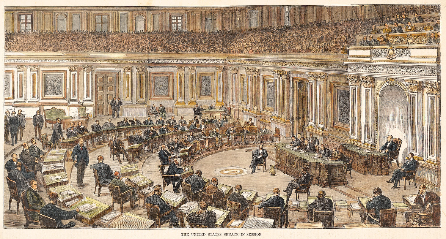 The United States Senate in Session. (Acc. No. 38.00004.002)