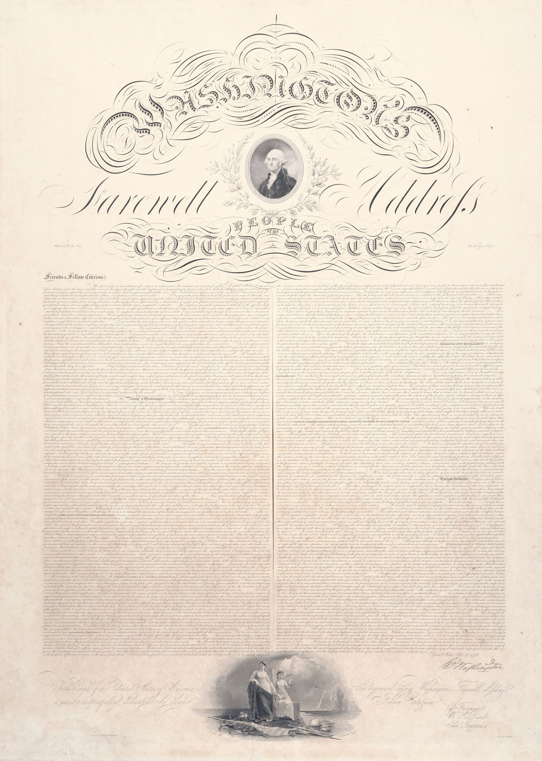 [George] Washington's Farewell Address to the People of the United States (Acc. No. 38.00005.001)