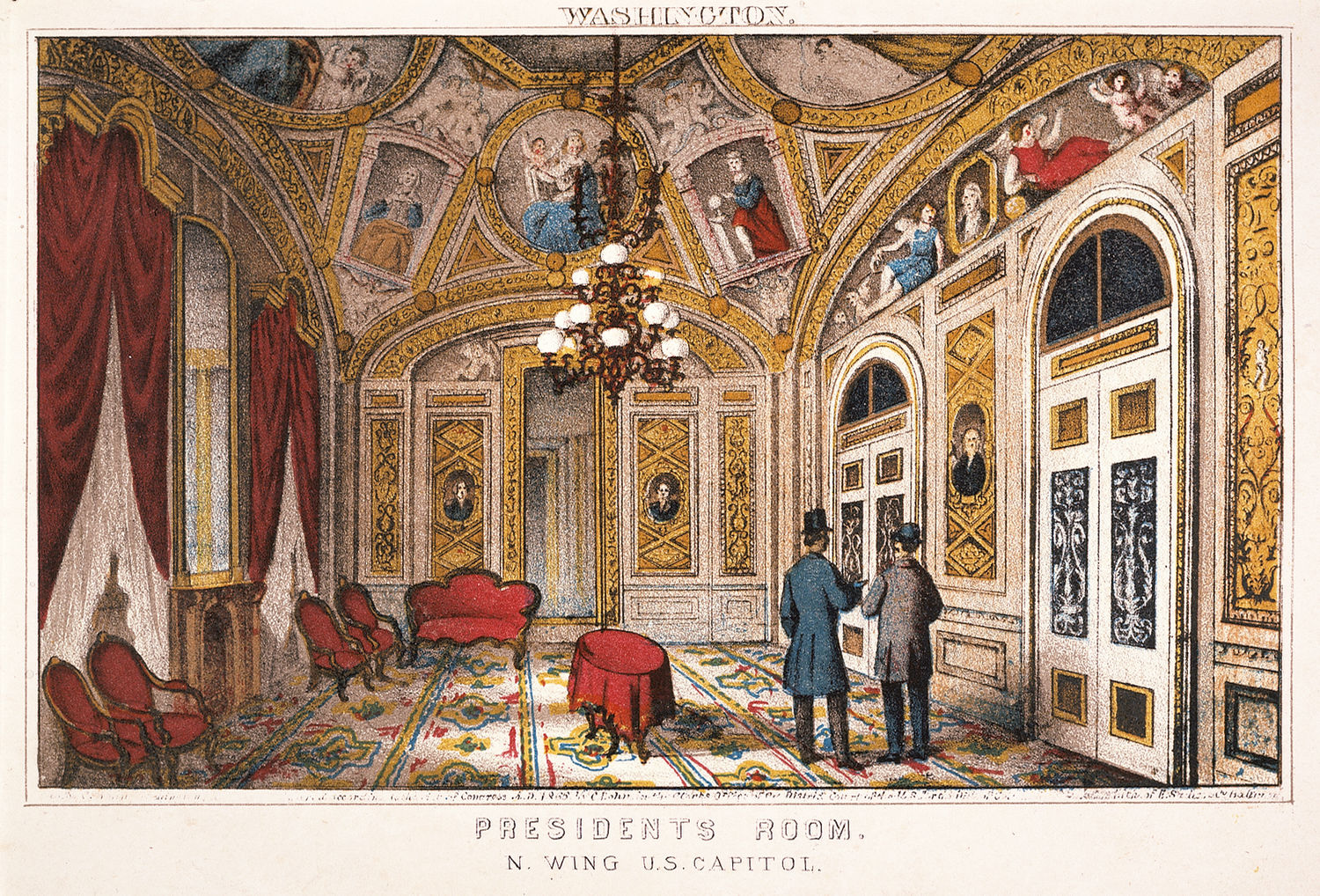 Presidents Room. N. Wing U.S. Capitol. (Acc. No. 38.00020.001)