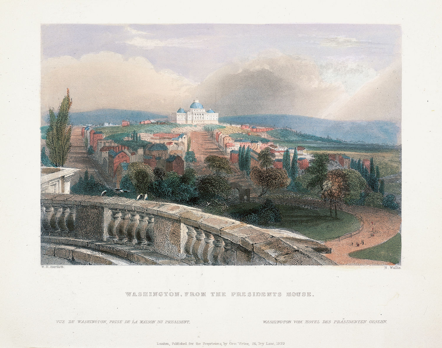 Washington, from the Presidents House. (Acc. No. 38.00047.001)