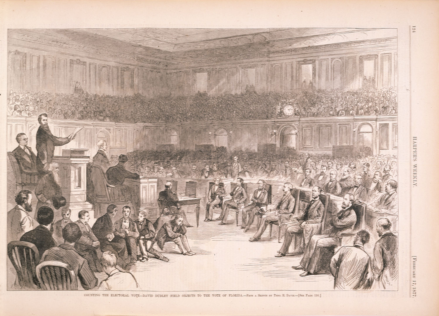Counting the Electoral Vote—David Dudley Field Objects to the Vote of Florida. (Acc. No. 38.00435.001)