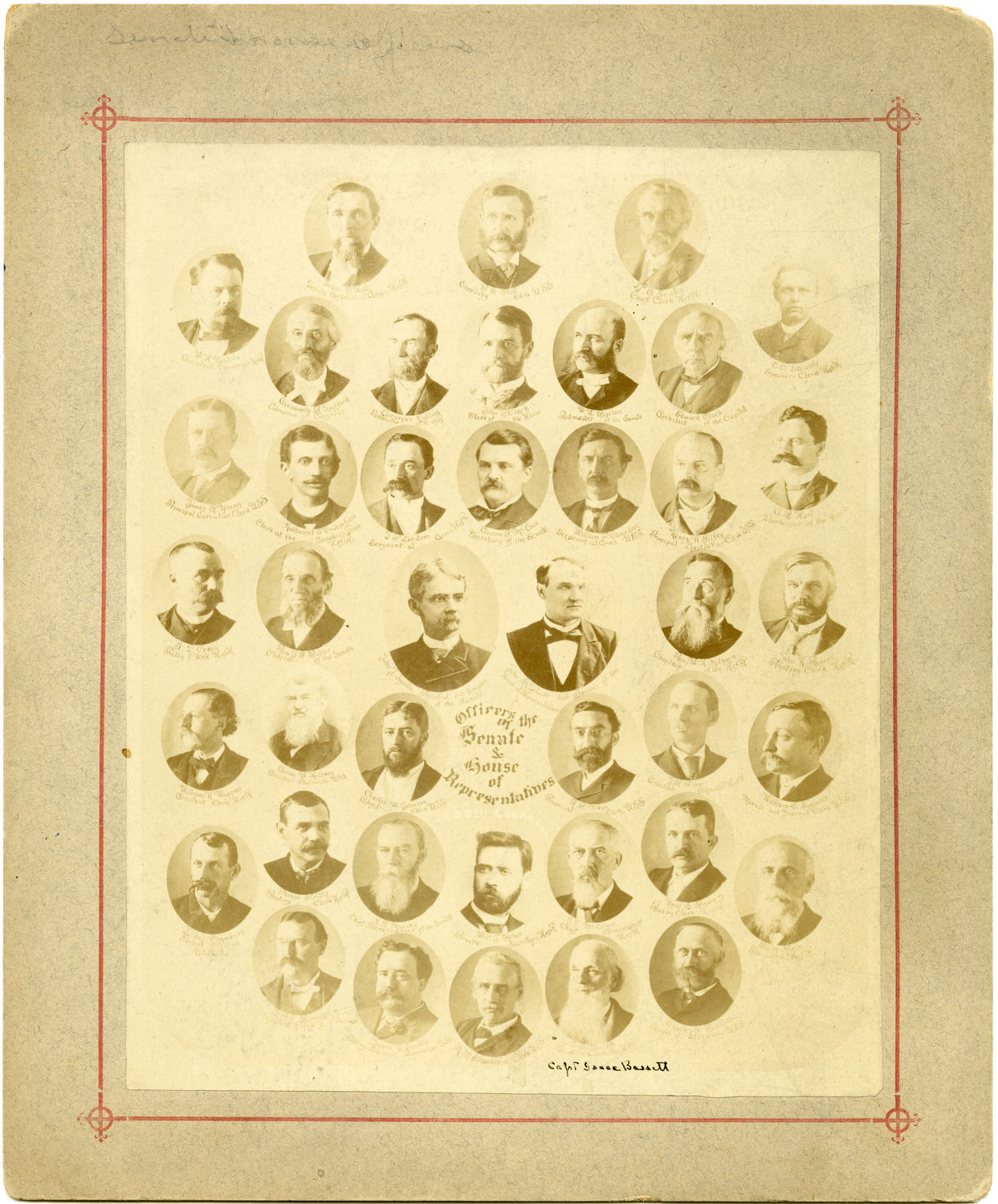 Officers of the Senate & House of Representatives (Acc. No. 38.00505.001)