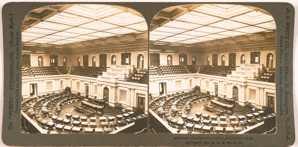 Senate Chamber in the Capitol, Washington, D.C. (Acc. No. 38.00711.001)