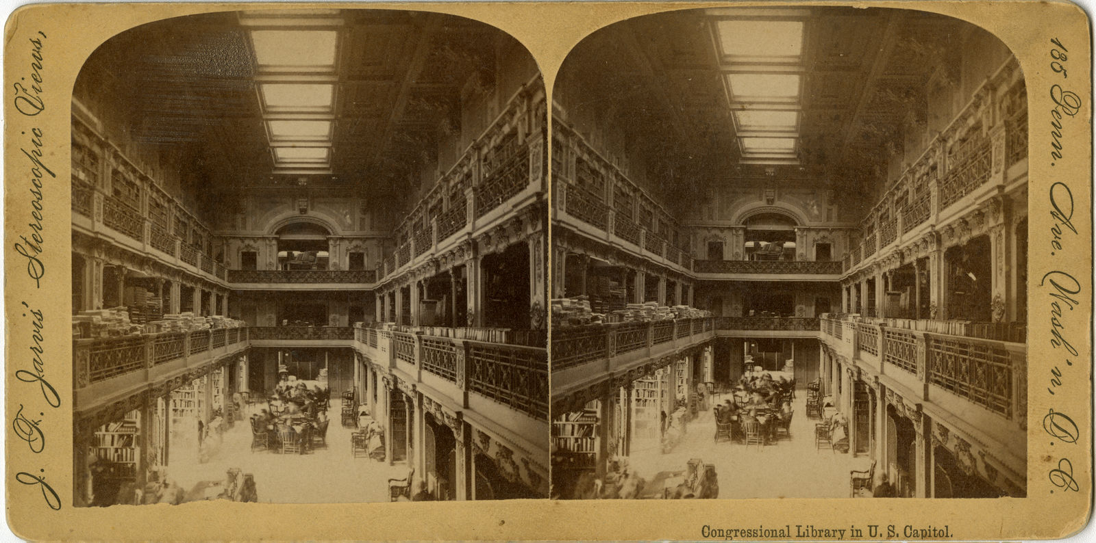Congressional Library in U.S. Capitol. (Acc. No. 38.01060.001)