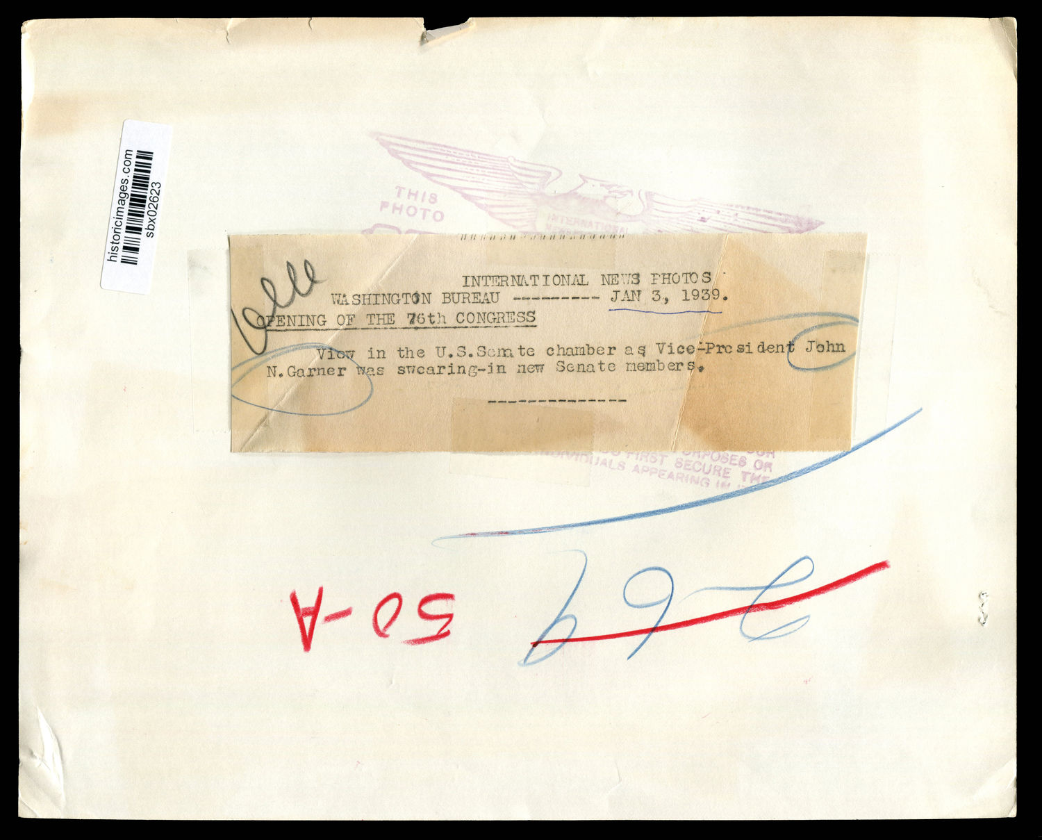 Opening of the 76th Congress (Acc. No. 38.01178.001)