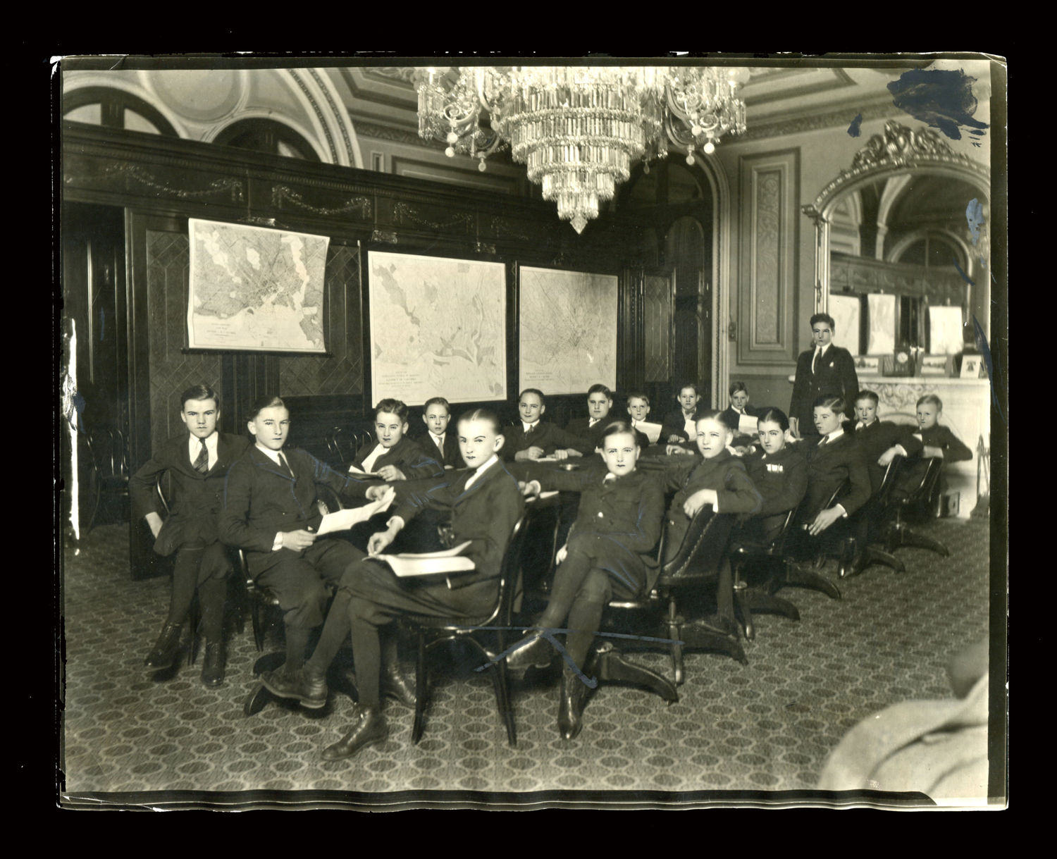 In the Seats of the Mighty [Junior Senate in Session] (Acc. No. 38.01183.001)