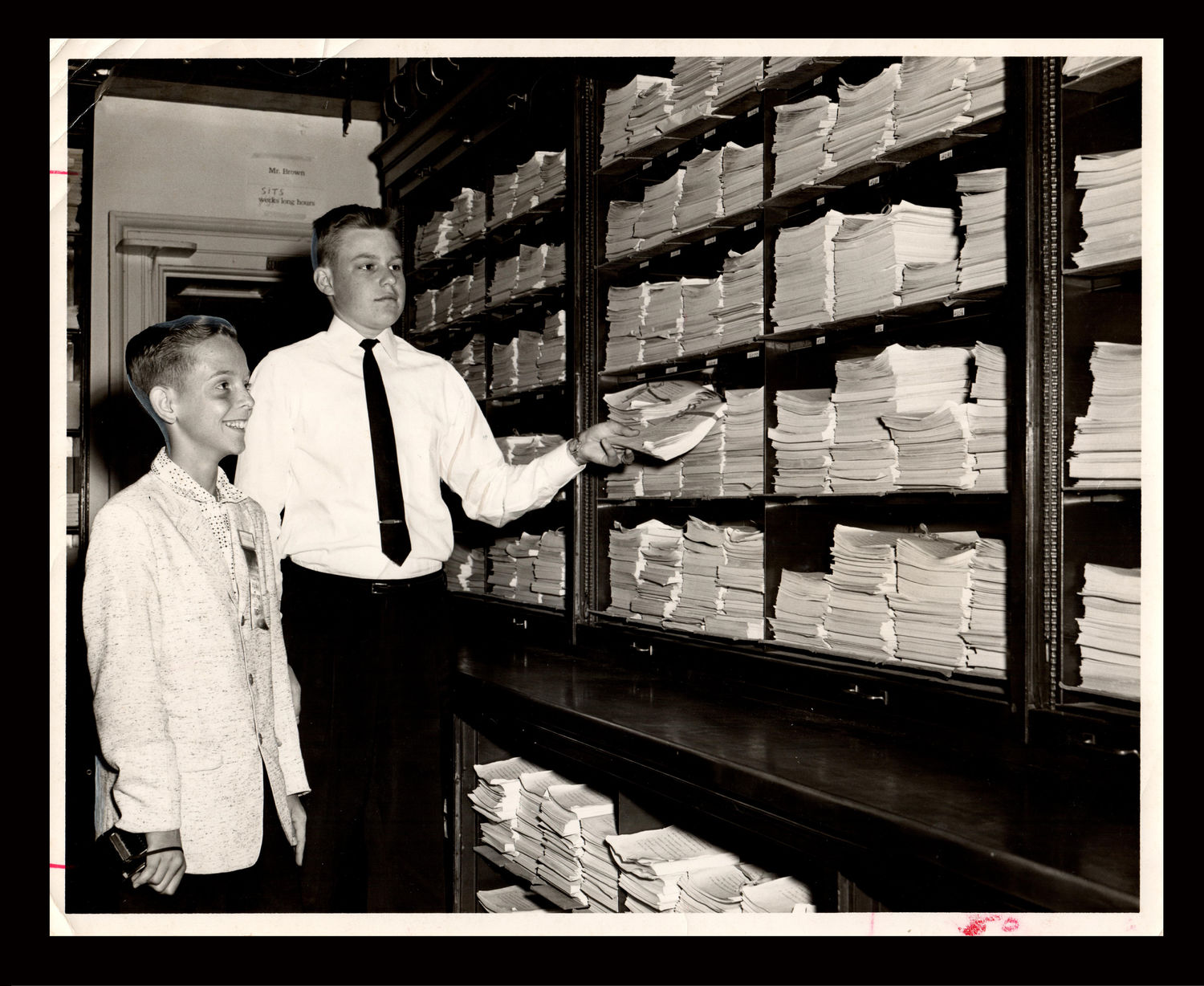 Tour of the Documents Room in the Capitol (Acc. No. 38.01220.001)