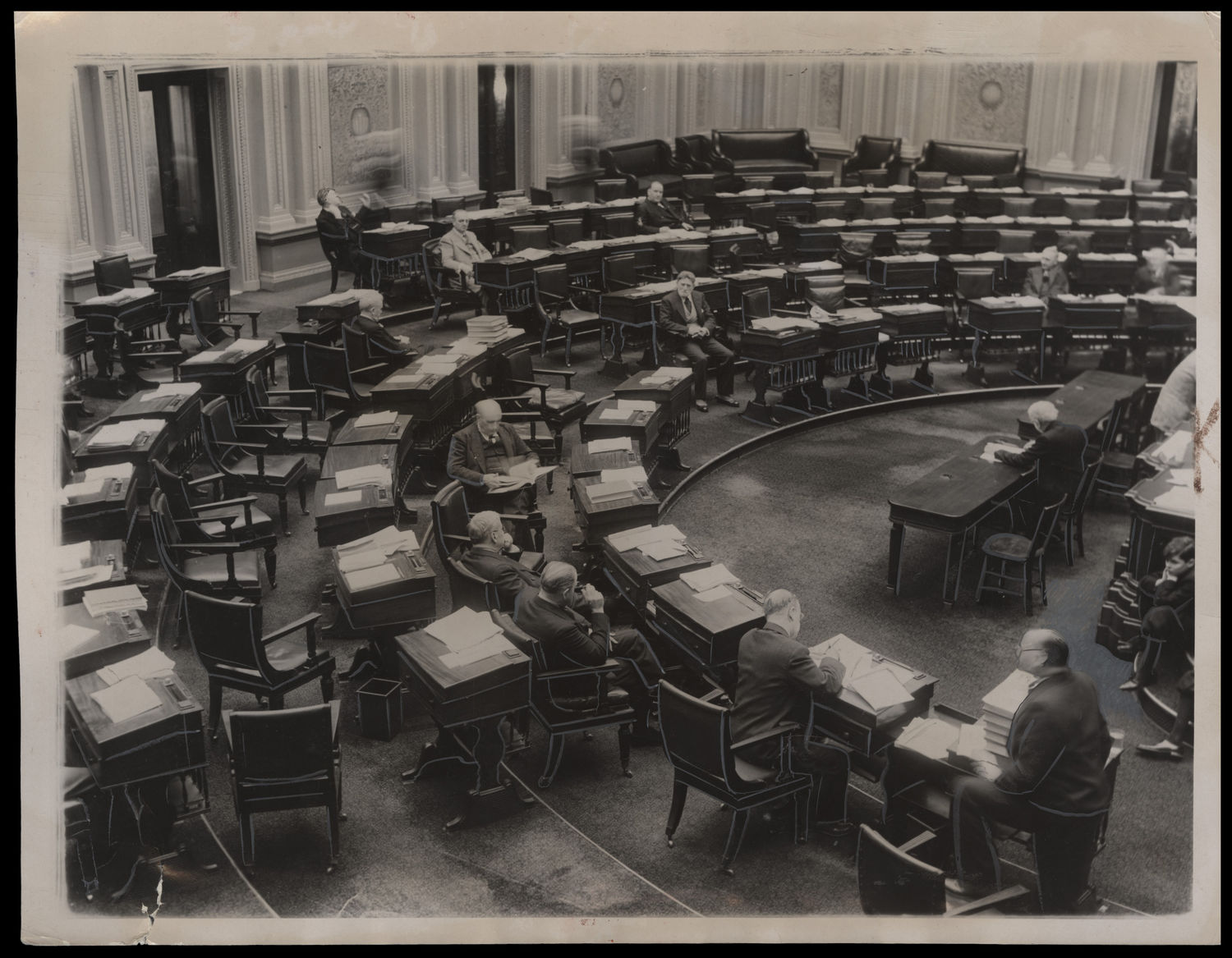 Senate Seats Empty During Hopkins' Debate (Acc. No. 38.01235.001)