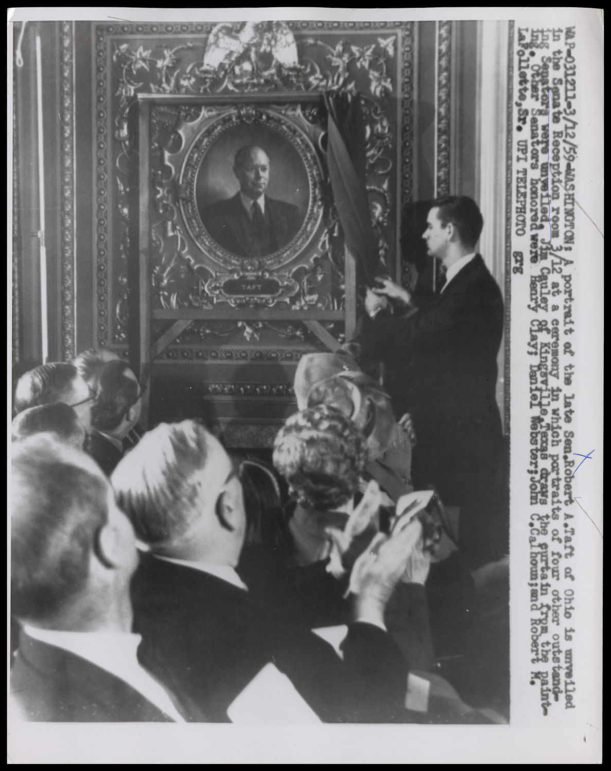 Portrait of Taft Unveiled (Acc. No. 38.01246.001)