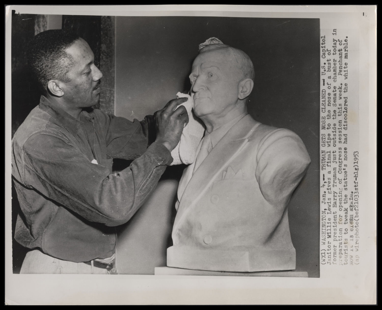 Truman Gets Nose Cleaned (Acc. No. 38.01254.001)