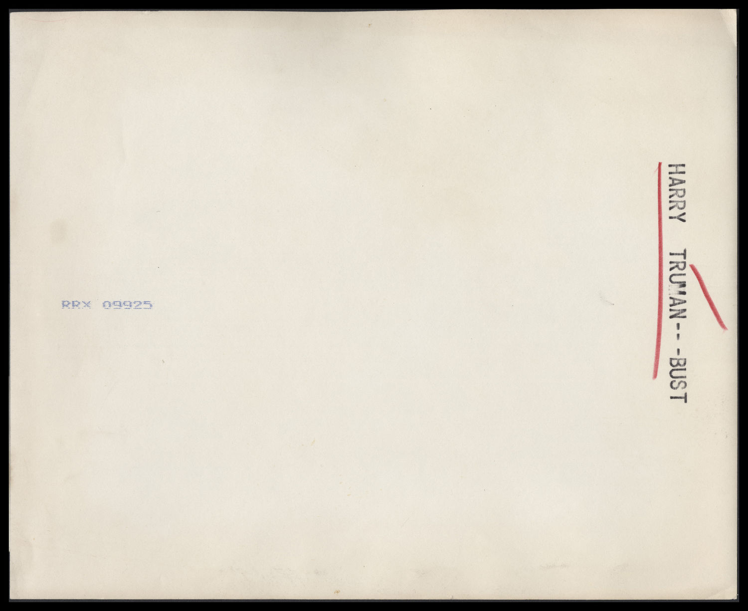 Truman Gets Nose Cleaned (Acc. No. 38.01254.001)