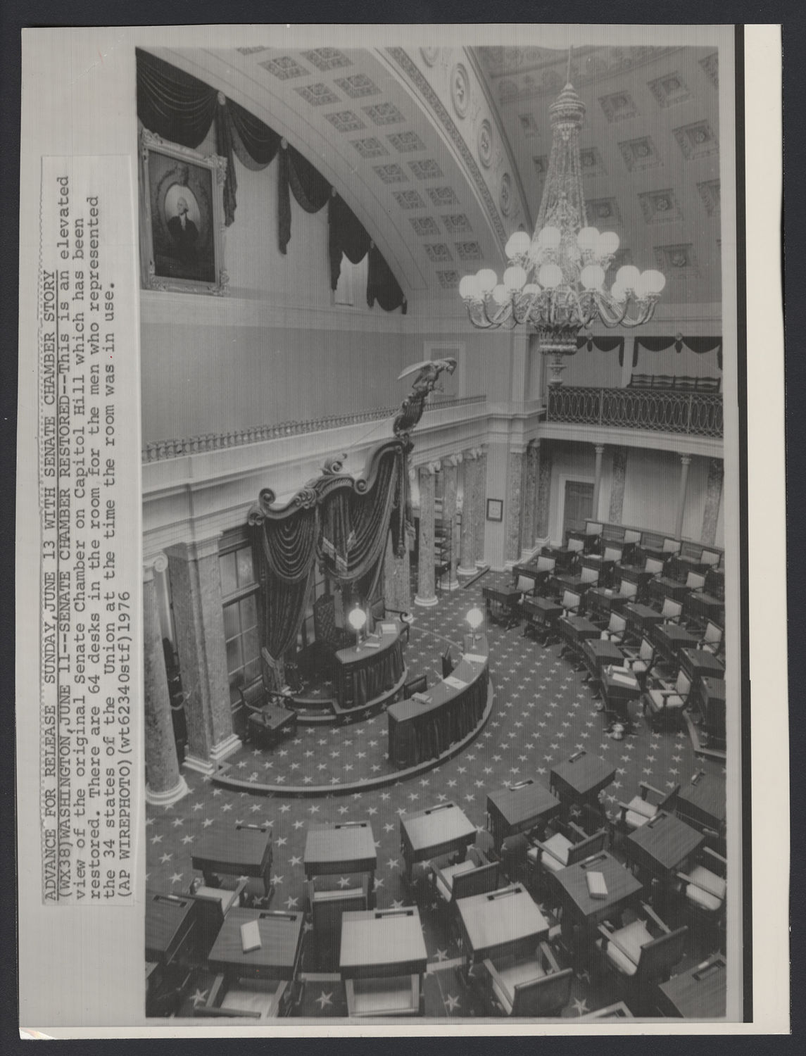 Senate Chamber Restored (Acc. No. 38.01273.001)