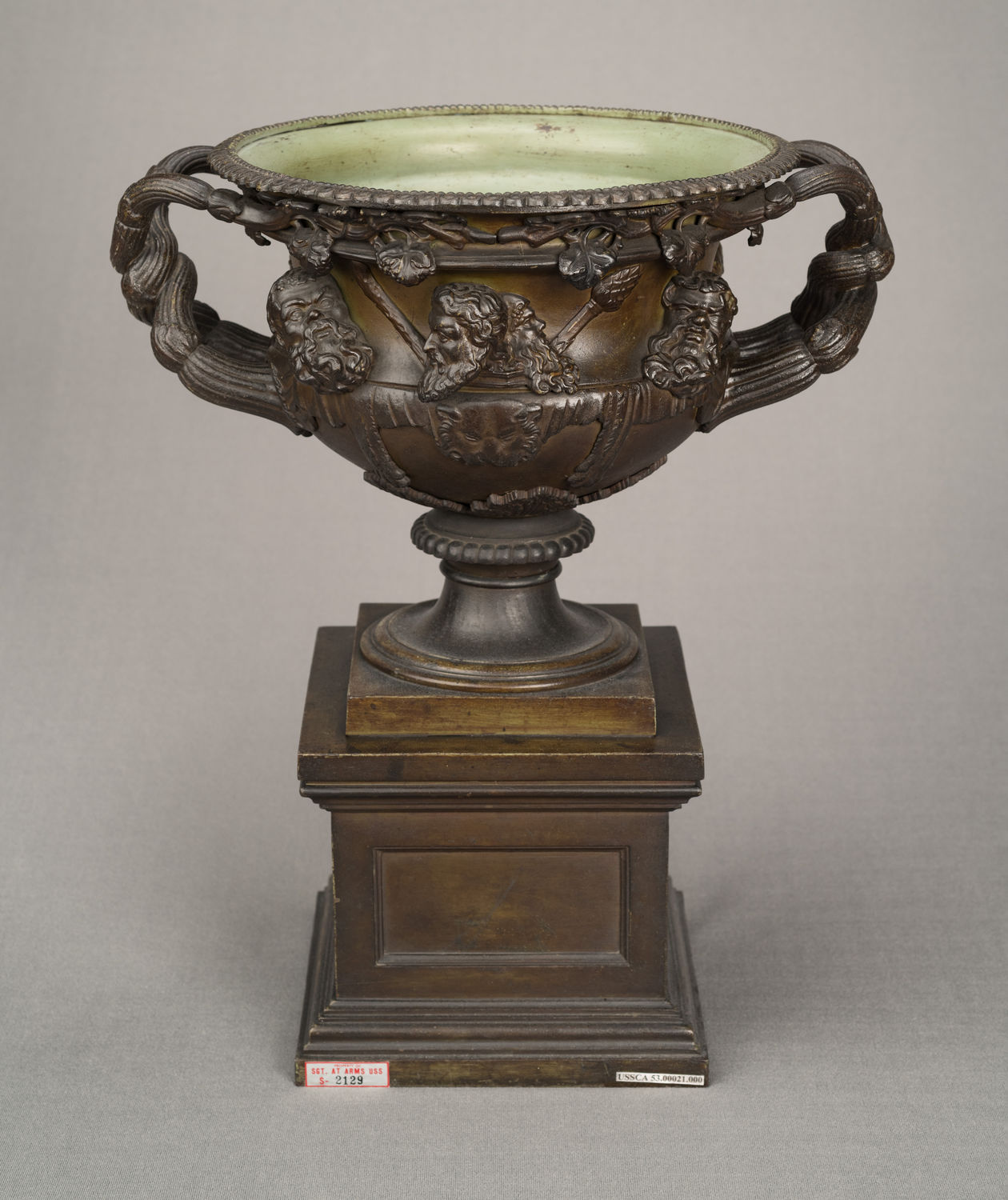 Warwick Vase on Pedestal (Acc. No. 53.00021.000)