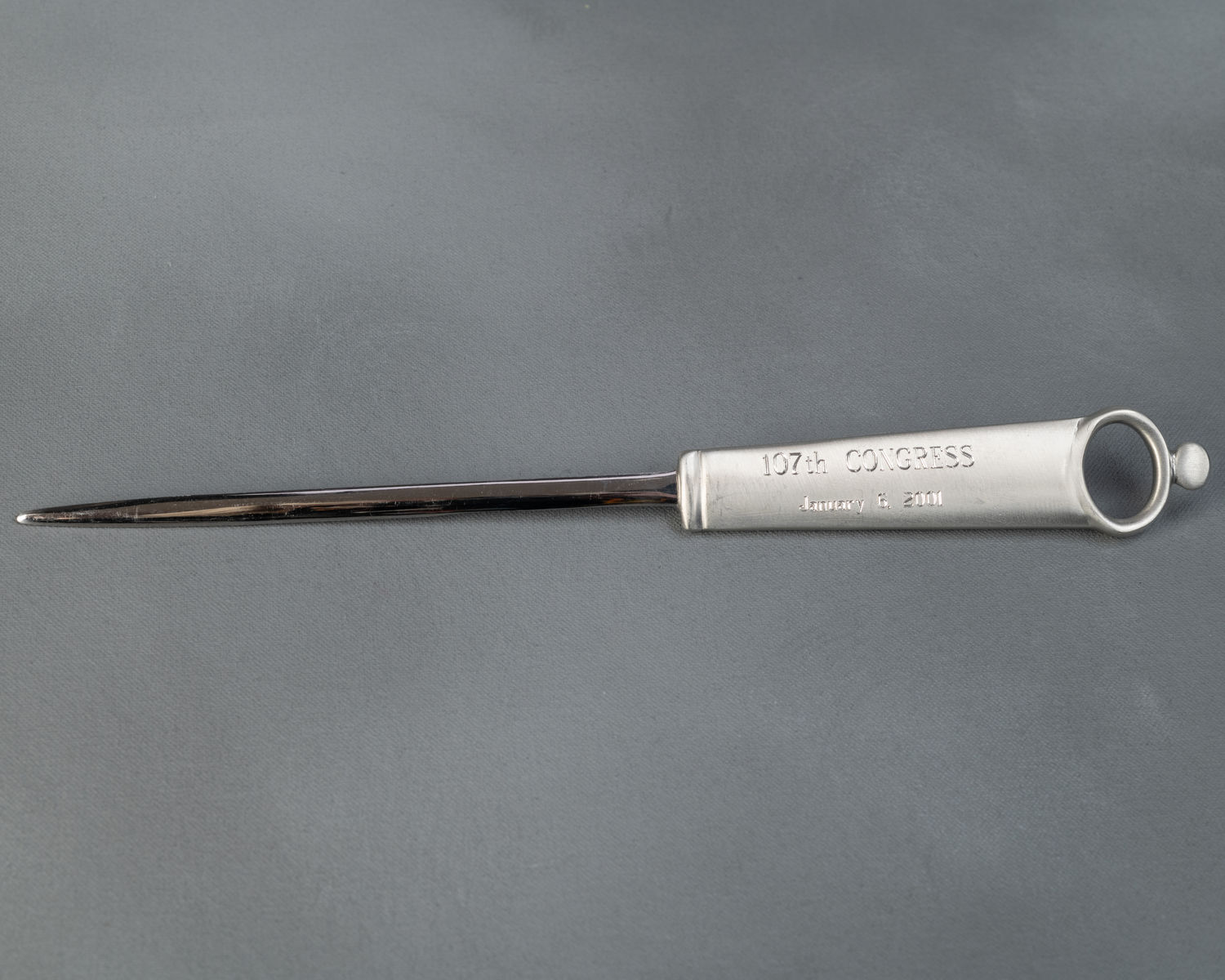Letter Opener, Joint Session to Count Electoral Ballots, 107th Congress (Acc. No. 55.00004.000)