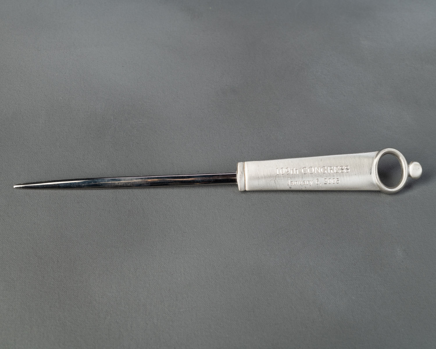 Letter Opener, Joint Session to Count Electoral Ballots, 109th Congress (Acc. No. 55.00005.000)