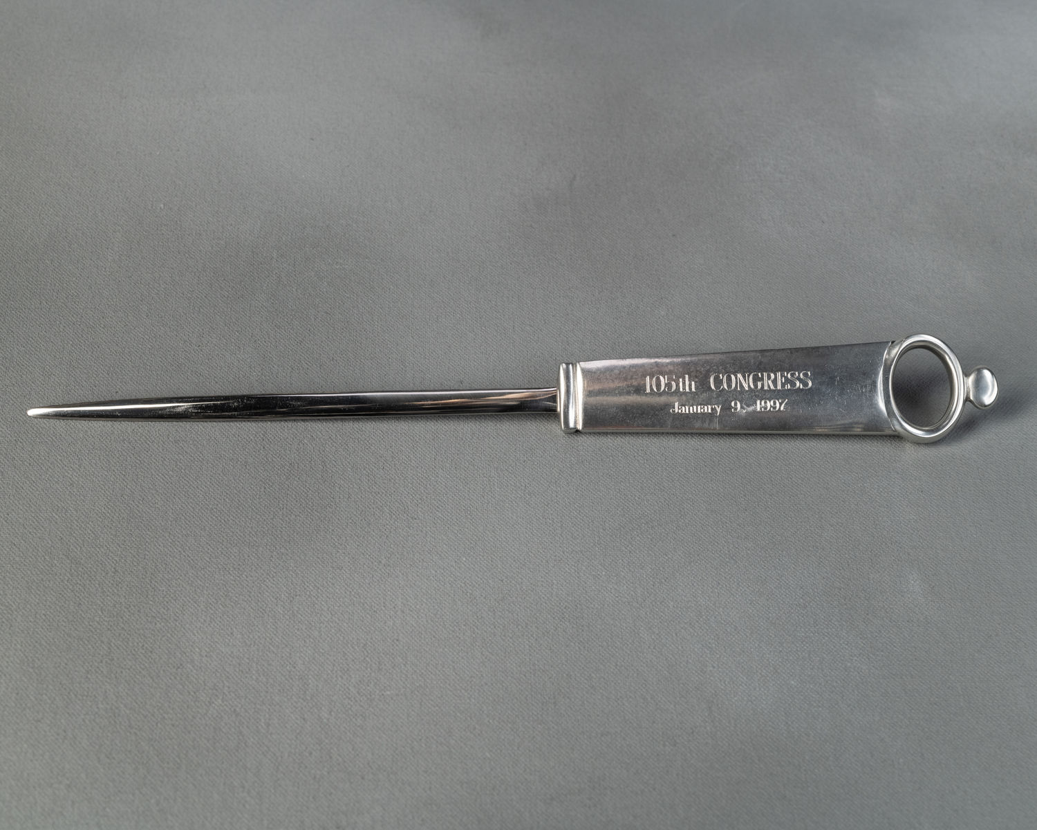 Letter Opener, Joint Session to Count Electoral Ballots, 105th Congress (Acc. No. 55.00006.000)