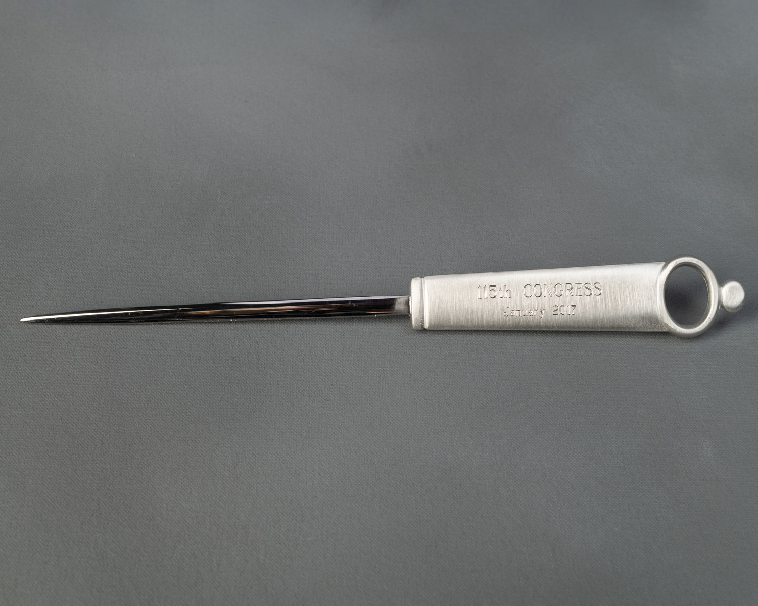 Letter Opener, Joint Session to Count Electoral Ballots, 115th Congress (Acc. No. 55.00009.001)