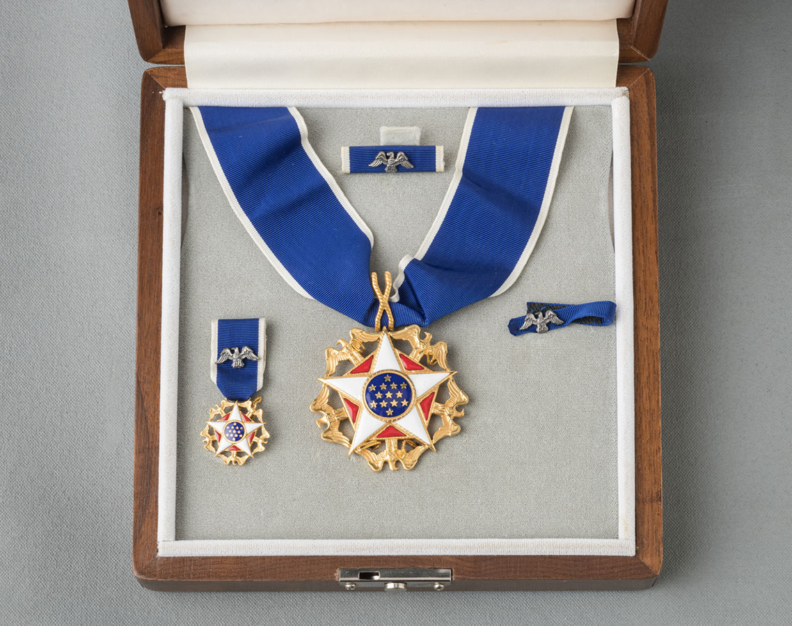 Presidential Medal of Freedom (Acc. No. 58.00036.001–005)