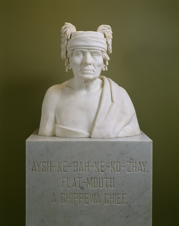 Aysh-ke-bah-ke-ko-zhay, or Flat Mouth (Acc. No. 21.00001.000)