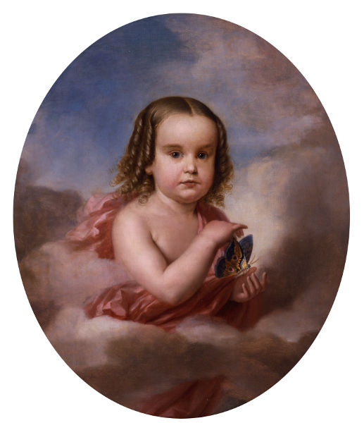 Portrait of a Child with Moth (probably Kate Bennitt) (Acc. No. 31.00018.000)