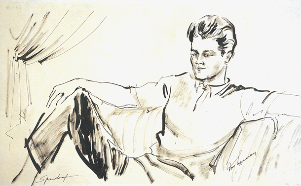 Portrait of Don Murray (Signed by Murray) (Acc. No. 37.00046.000)