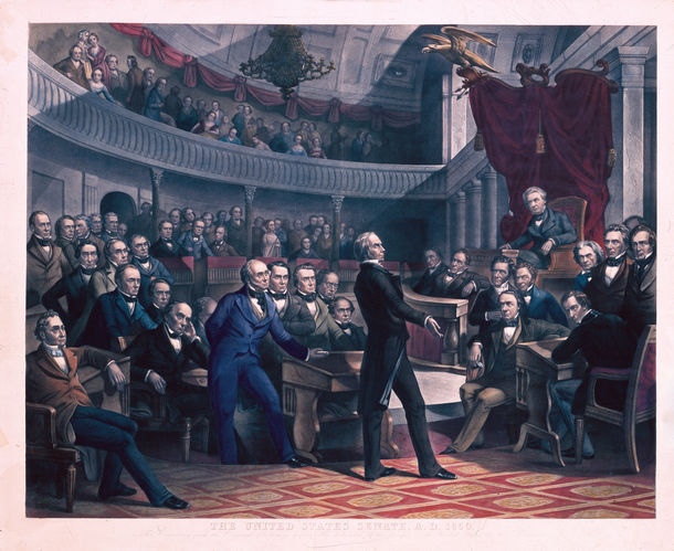 The United States Senate, A.D. 1850. (Acc. No. 38.00029.001)