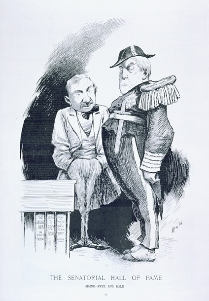 The Senatorial Hall of Fame / Maine&mdash;Frye and Hale (Acc. No. 38.00173.001)