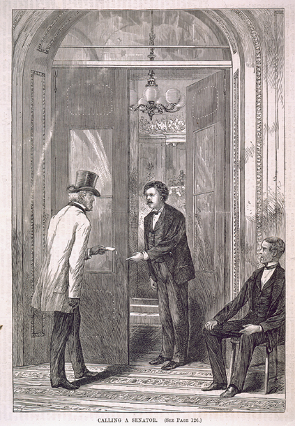 Calling a Senator. (Acc. No. 38.00266.002a)