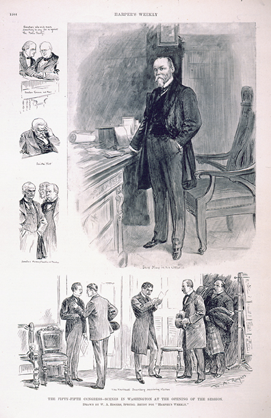 The Fifty-Fifth Congress—Scenes in Washington at the Opening of the Session. (Acc. No. 38.00285.001)