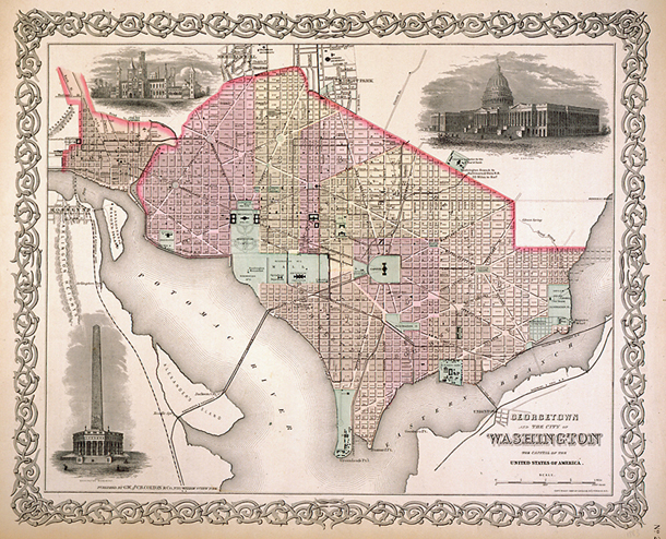Georgetown and the City of Washington[,] the Capital of the United States of America. (Acc. No. 38.00294.001)