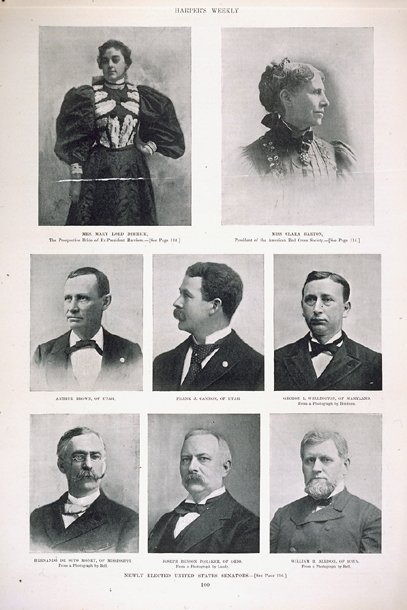 Newly Elected United States Senators. (Acc. No. 38.00341.001)