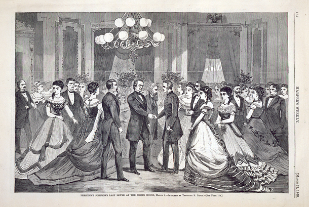 President Johnson's Last Levee at the White House, March 2. (Acc. No. 38.00368.001)