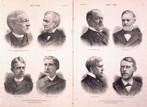 The United States SenatePortraits of Senators. (Acc. No. 38.00456.001)