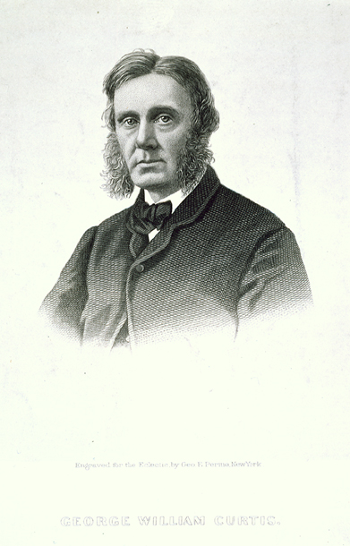 George William Curtis. (Acc. No. 38.00484.001)