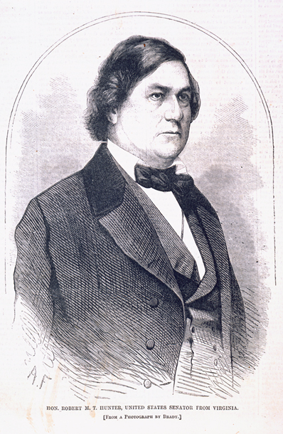 Hon. Robert M.T. Hunter, United States Senator from Virginia. (Acc. No. 38.00538.001)