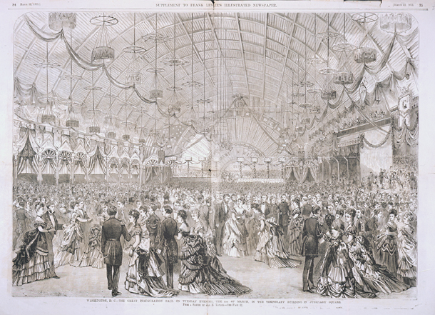 Washington D.C.—The Great Inauguration Ball on Tuesday Evening, the 4th of March, in the Temporary Building in Judiciary Square. (Acc. No. 38.00850.001b)
