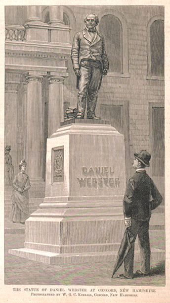 The Statue of Daniel Webster at Concord, New Hampshire. (Acc. No. 38.00855.001)